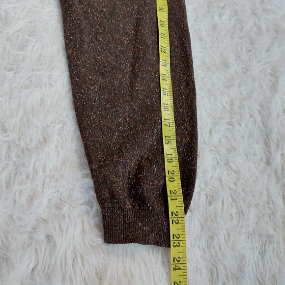 Tommy Bahama Women's Brown Merino Wool and Silk Blend Sweater Size: XL - Picture 6 of 7
